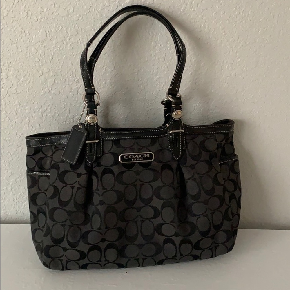 Black coach purse